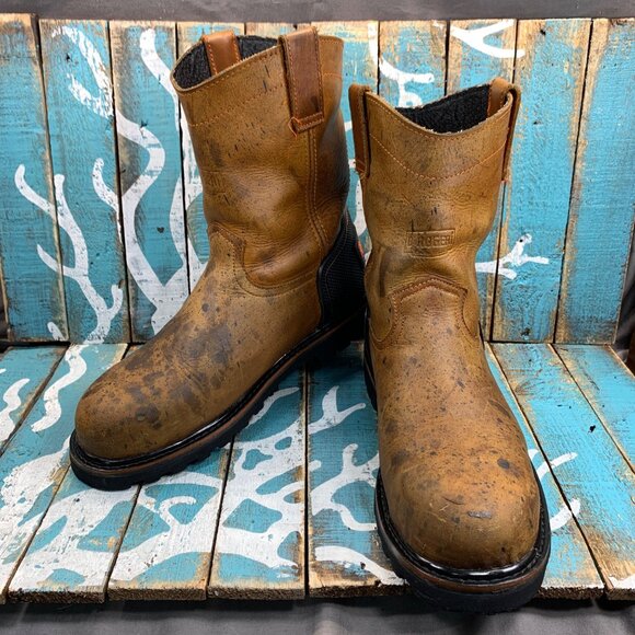 O\' Rogeri Work Boots Mens Sz 29/11-11.5 Western Rodeo Leather Steel Round Toe main image 8
